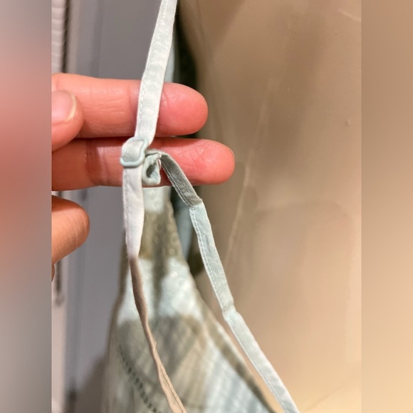 ANTHROPOLOGIE Lilka Womens Mint Green Halsey Embroidered Wide Leg Jumpsuit Large - Picture 11 of 15